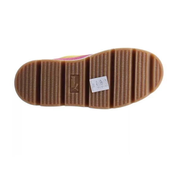 Puma Fenty by Rihanna Cleated Creeper Suede Lemon 366268-03 Women's Size 7.5 - Picture 5 of 14